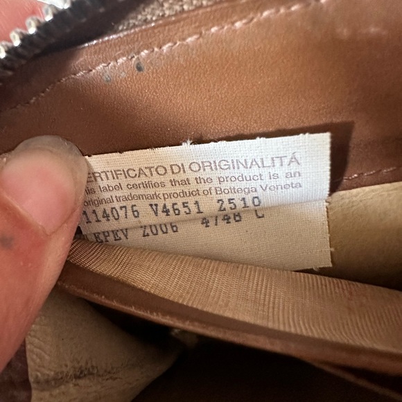 Bottega Veneta Intrecciato Long Zip Around Wallet Tan - Picture 10 of 10
